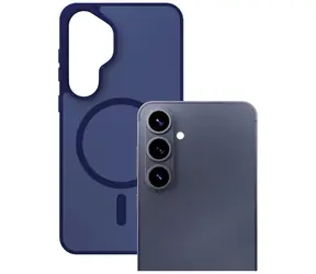 3mk Smoke MagCase modrá / Zadní kryt / Samsung Galaxy S26 / MagSafe / Military Grade