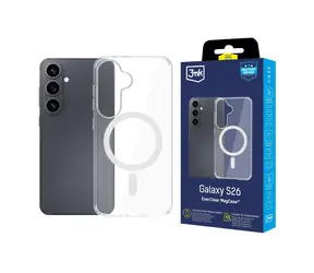3mk EverClear MagCase / Zadní kryt / Samsung Galaxy S26 / MagSafe / průhledný