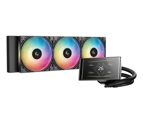 DeepCool LT360 Vision ARGB černá / AIO vodní chladič CPU / 360mm / LCD 4.5"