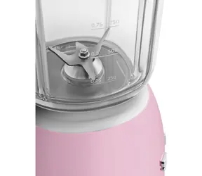 Smeg BLF03PKEU růžová / Stolní mixér / 800 W / 1.5 L / 4 rychlosti
