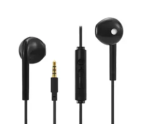 2GO Comfort černá / Sluchátka s mikrofonem / drátová / in-ear / 3,5 mm jack