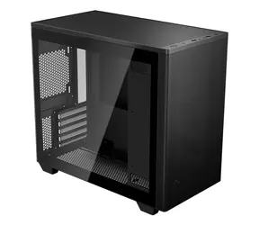 AeroCool Stormfront Mini v1 černá / PC skříň / Micro ATX / Mini-ITX / 2x USB-A 3.0 / 1x USB-C / Bez zdroje