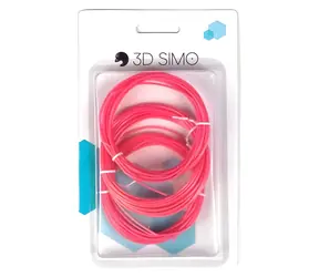 3DSimo Filament TERMOCHROME červená/bílá / Tisková struna pro 3D pero / 1,75 mm / 15 m