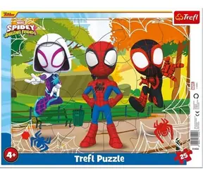 Trefl - Puzzle - Spidey a přátelé / 25 dílků / 31,5 x 23,5 cm