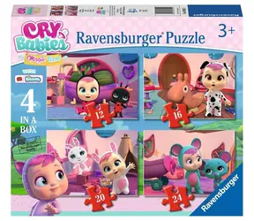 Ravensburger Puzzle Cry Babies: Kouzelné slzy 4 v 1 / 12+16+20+24 dílků / od 3 let