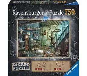 Ravensburger Exit Puzzle Strašidelný sklep / Únikové puzzle / 759 dílků / 70 × 50 cm / od 14 let