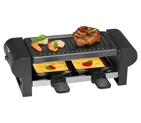 Clatronic RG 3592 / Racletovací gril / 2 pánvičky / termostat / nepřilnavý povrch