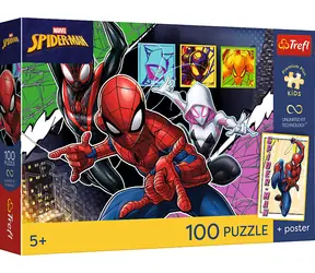 TREFL Puzzle Premium Plus Kids Spiderman / 100 dílků