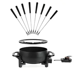 Tristar FO-1107 černá / Elektrické fondue / 1000 W / 1,5 l / pro 8 osob
