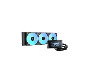 Deepcool LT360 VISION ARGB černá / Vodní chlazení CPU / 360 mm / 4,5" LCD / ARGB / LGA1851 / AM5
