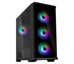 Zalman Z10 Duo černá / ATX / 2x USB 3.0 + 1x USB-C / 4x 120mm ARGB / bez zdroje / průhledná bočnice