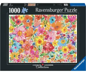RAVENSBURGER Puzzle Kvetoucí krásky Canadian Collection / 1000 dílků