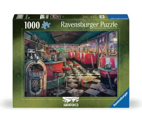 Ravensburger Puzzle Opuštěná místa: Chátrající bistro / 1000 dílků / od 14 let