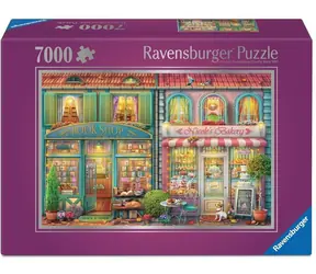 Ravensburger Puzzle Knihkupectví a pekařství / 7 000 dílků