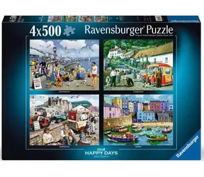 Ravensburger Puzzle Happy Days č. 8: Dovolená / 4x500 dílků