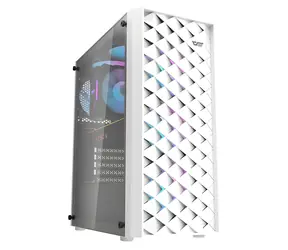 darkFlash DK351+ bílá / ATX / 4x 120 mm / 2x USB-A / průhledná bočnice / bez zdroje