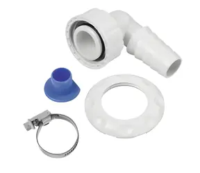 Xavax přípojka sifónu / Nástěnná / bez čistícího otvoru / O 20–23 mm / 1" DN25