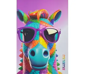 Mitama Animal 62733-90107 kůň / Sešit / A4 / linkovaný / 40+2 listů