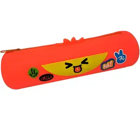 MITAMA Mitamino Animal oranžová / Penál / Silikon / Zip