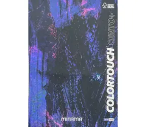 Mitama Color Touch černá-fialová / Sešit / A4+ / linkovaný s okraji / 52+2 listů / 100 g