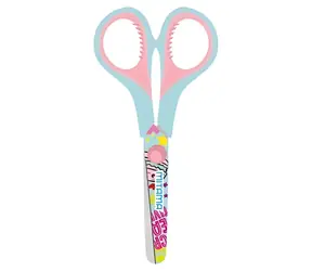 Mitama Good Vibes tyrkysová/růžová / Dětské nůžky / 13 cm / zaoblené čepele