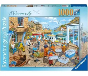 Ravensburger Puzzle Život rybáře / 1000 dílků