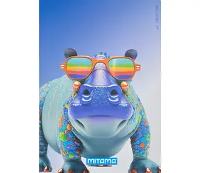 Mitama Animal hroch / Sešit / A4 / linkovaný s okraji / 40+2 listů