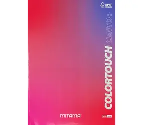 Mitama Color Touch růžová-modrá / Sešit / A4+ / linkovaný s okraji / 52+2 listů / 100 g