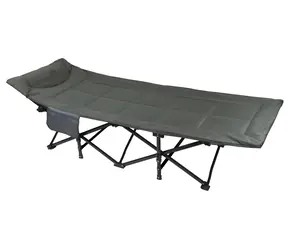 Cattara EASY šedozelená / Lehátko kempingové skládací / 6,6 kg