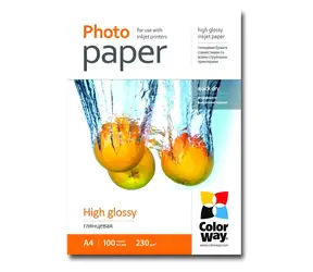 COLORWAY Fotopapír / Vysoce lesklý / A4 / 230 g/m2 / 100 listů