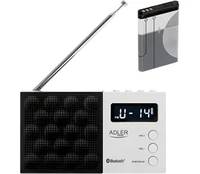 Adler AD 1908 / Přenosné rádio / AM / FM / PLL