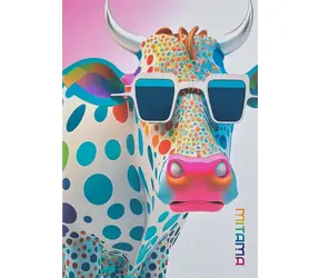 Mitama Animal kráva / Sešit / A4 / linkovaný / 40+2 listů