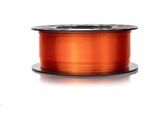 Filament PM PETG transparentní oranžová / Tisková struna / 1,75 mm / 1 kg