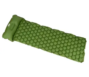 Acra L140CL zelená / Samonafukovací karimatka / s polštářkem / 5 cm