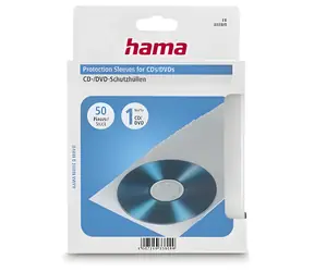 Hama CD/DVD průhledné 50 ks / Ochranný obal