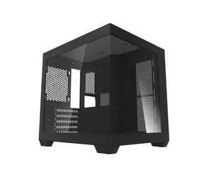 darkFlash C275P černá / mATX / bez ventilátorů / 1x USB 3.0 & 2x USB-A / průhledná bočnice / bez zdroje