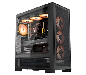 darkFlash AIRNOVA černá / PC skříň / E-ATX / Big Tower / 3x 120 mm / USB-C Gen2 / bez zdroje