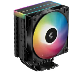 DEEPCOOL AG400 BK ARGB V2 černá / Chladič CPU / 4× heatpipe / 120 mm ARGB / AM4 + AM5 + Intel