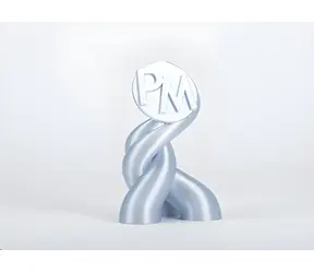 Filament PM PLA SILK Silver Gleam / Tisková struna / 1,75 mm / 1 kg
