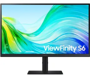 27" Samsung ViewFinity S6 černá / Monitor / IPS / 2560x1440 / 100 Hz / 300 cd/m2 / 2x HDMI + DP / VESA