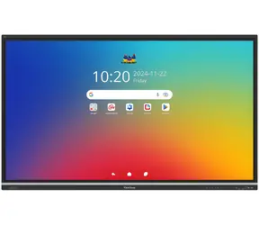 75" ViewSonic IFP7551 černá / Interaktivní dotykový panel / 4K UHD / Android 14 EDLA / 50 bodů multi-touch / OPS slot