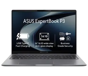 ASUS ExpertBook P3 šedá / Notebook / 16" WUXGA / Intel Core i5-13420H / 16GB / 1TB SSD / Intel UHD / W11 Pro