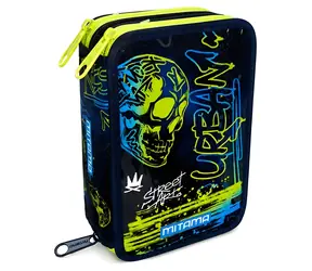Mitama Triplo Urban Evo / Penál plný / třípatrový / na zip / 47 ks