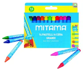 Mitama / Voskovky / 14 barev / kulaté / omyvatelné