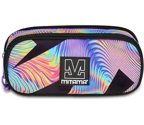 Mitama 3Zip Holograf / Penál plný / třípatrový / 11 ks psacích potřeb