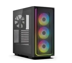 Deepcool CG540 Mesh černá / Skříň / E-ATX / 3x 120 mm + 1x 140 mm / 2x USB 3.0 / průhledná bočnice / bez zdroje