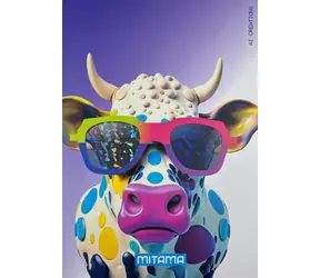 Mitama Animal kráva / Sešit / A4 / linkovaný s okraji / 40+2 listů