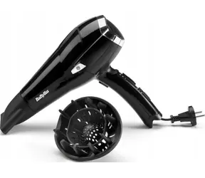BaByliss D374DE černá / Vysoušeč vlasů / 2000 W / DC motor / ionizace