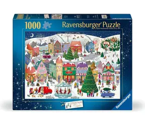 Ravensburger Puzzle Vánoční město / 1000 dílků / od 14 let