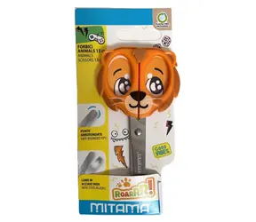 Mitama Animal Fantasy lev / Dětské nůžky / 13 cm
